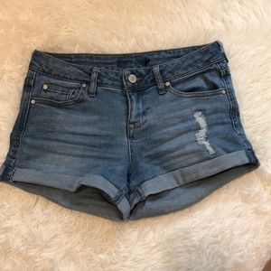 Denim shorts